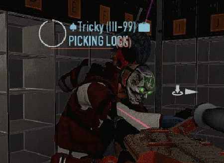 teammate picking a lockbox behind them